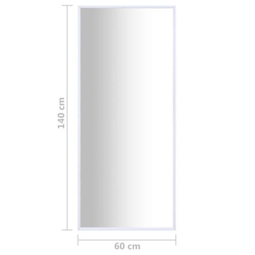 Lustro białe 140x60cm VidaXL na Arena.pl