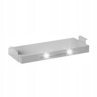 Szuflada podbiurkowa podblatopwa 78x30cm Spacetronik metalowa szara