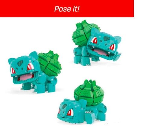 Klocki Mega Pokemon Duży Bulbasaur na Arena.pl