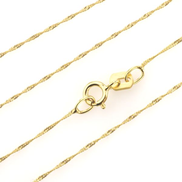 ZŁOTY medalik z łańcuszkiem Prezent na KOMUNIĘ od ojca chrzestnego zdjęcie 5