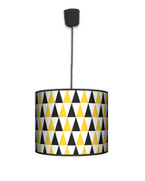 Lampa wisząca mała - Black & yellow