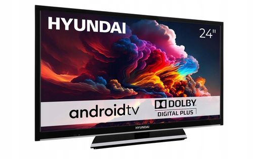 Telewizor SMART Android TV WiFi BT HYUNDAI 24'' HD HDR LAN PC Ci APLIKACJE na Arena.pl
