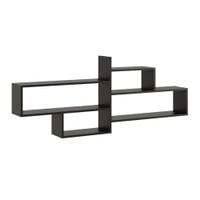 Nowoczesna półka na ścianę, regał wiszący, 170x18x68 cm, mat | TYLETEGOTU