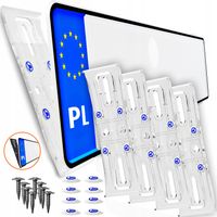 NIEWIDOCZNE RAMKI POD TABLICE REJESTRACYJNA RAMKA