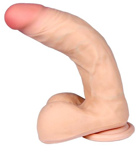 Wyginany Członek Dildo Cyber Skin - Loveclonex Asklepios 8" na Arena.pl