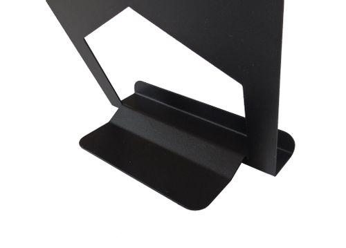 Metalowy stojak loft ekspozytor na winyle książki tablet telefon biały na Arena.pl