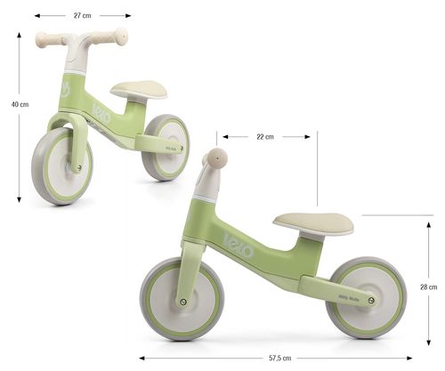 MILLY MALLY 6348 Rowerek Biegowy Velo Green na Arena.pl