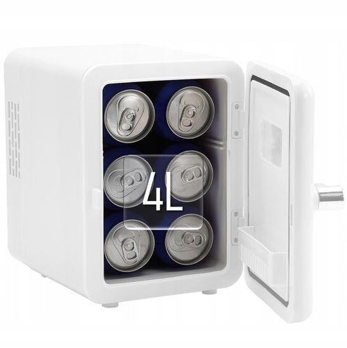 MINI LODÓWKA PRZENOŚNA TURYSTYCZNA GRZANIE CHŁODZENIE CICHA LED 4L na Arena.pl