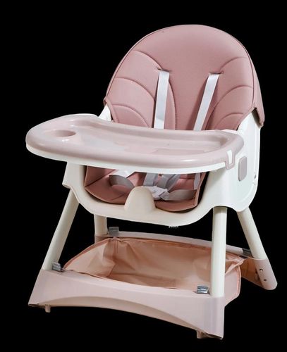 Krzesełko do karmienia tapicerowane dla dzieci róż na Arena.pl