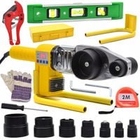 ZGRZEWARKA DO RUR PCV 16-63MM LCD NASADKI POZIOMICA MIARKA WALIZKA H00504