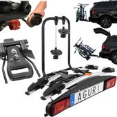 Platforma rowerowa uchwyt na 2 rowery AGURI Active Bike 2 Silver