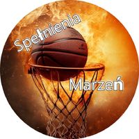 Opłatek na tort Urodziny Piłka Koszykówka Koszykarz Kosz Mecz