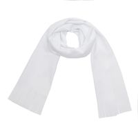 szalik biały 150cm  rabin elegant elegancik elegan
