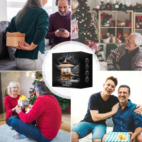 Zestaw do Wędzenia Whisky Smoker Gadżet Prezent dla Chłopaka Mężczyzny 8w1 na Arena.pl