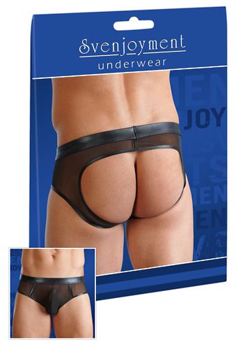 Męskie majtki z odkrytym tyłeczkiem L zdjęcie 1