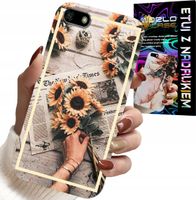 ETUI DO HUAWEI Y5 2018 - KWIATISTY WZÓR SŁONECZNIK SŁONECZNIKI