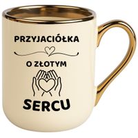 Kubek PREMIUM z dedykacją wyjątkowy elegancki prezent dla PRZYJACIÓŁKI