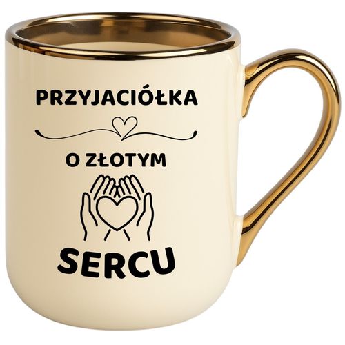 Kubek PREMIUM z dedykacją wyjątkowy elegancki prezent dla PRZYJACIÓŁKI na Arena.pl