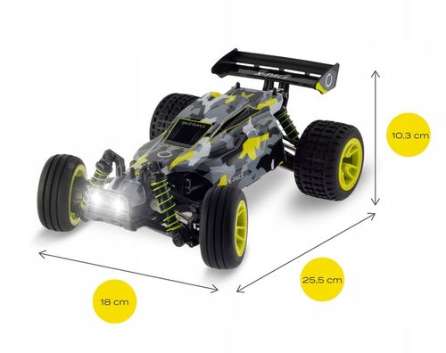 Auto Zdalnie Sterowane RC 1:18 DUŻE TERENOWE 4x4 30 min 850mAh x2 PROMOCJA na Arena.pl