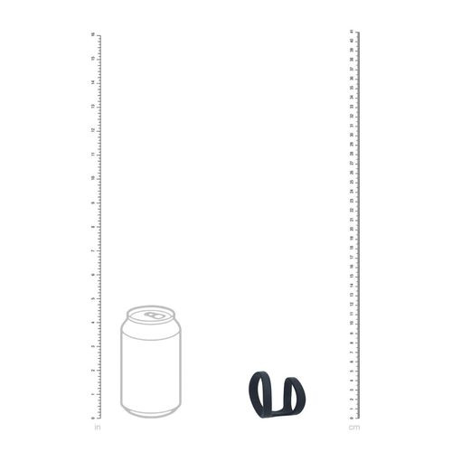 2 Loop Silicone Cockring - Black na Arena.pl