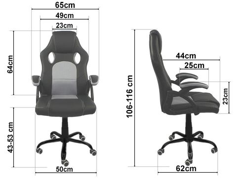 Fotel obrotowy do biurka CARRERA M STONE FABRIC na Arena.pl