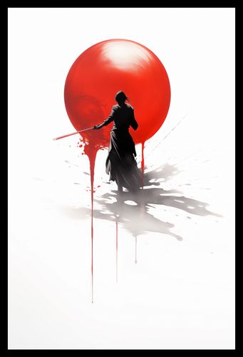 Plakat 30x45cm Samotny Samuraj na Arena.pl