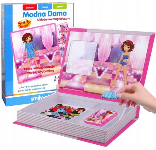 Układanka magnetyczna Modna Dama na Arena.pl