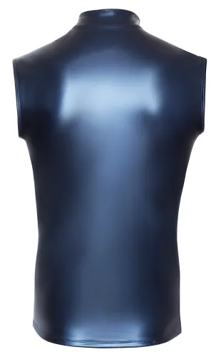 nek koszulka męska metaliczna bez rękawow 2xl niebieska na Arena.pl