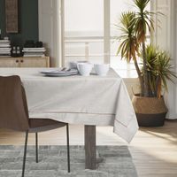 Obrus Plamoodporny VESTA Mankiet + Lamówka 110x200 kremowy AmeliaHome