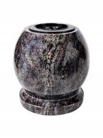 Ekskluzywny Wazon na Pomnik Wazon na Nagrobek Granitowy Fioletowy (Orion)