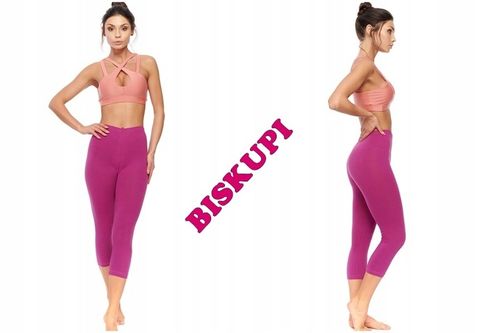 LEGGINSY GETRY 3/4 BAWEŁNIANE MIX KOLORÓW 4XL na Arena.pl