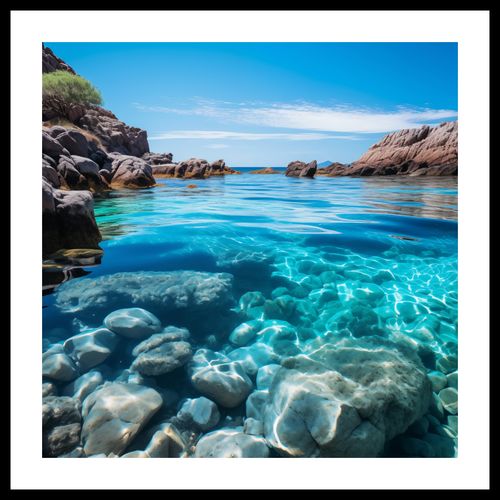 Plakat 60x60cm Krystaliczna Woda na Arena.pl