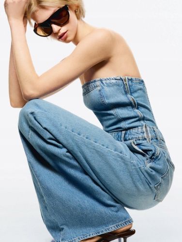Bershka KOMBINEZON DENIM S na Arena.pl
