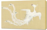 Obraz 90x60cm Bird, Sekka Japoński Vintage do Salonu