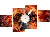 90CM 160 OBRAZ 4 ELEM PŁYTA WINYLOWA ŚCIENNY