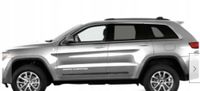 Jeep Grand Cherokee III Listwy CZARNE Boczne Drzwi