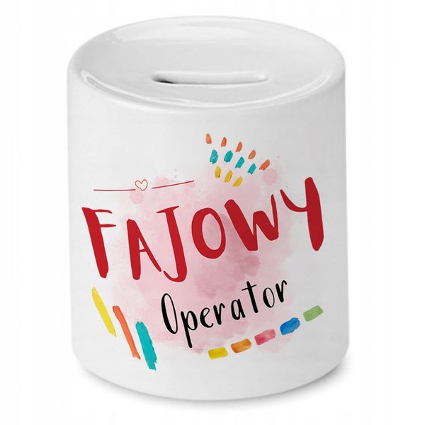 Skarbonka Dla Operatora Na Urodziny Na Prezent Z Nadrukiem Ze Zdjęciem zdjęcie 1