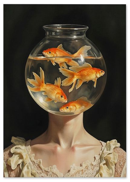 Plakat portret akwarium 50x70 cm zdjęcie 1