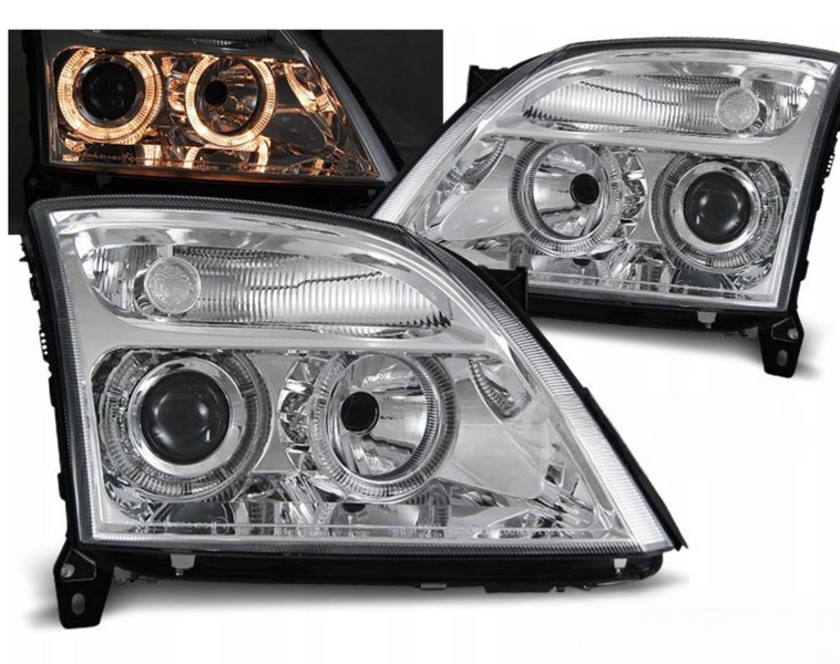 Lampy Reflektory Do OPEL VECTRA C Od 2002 Do 2005 RINGI Soczewki DEPO NOWE zdjęcie 2