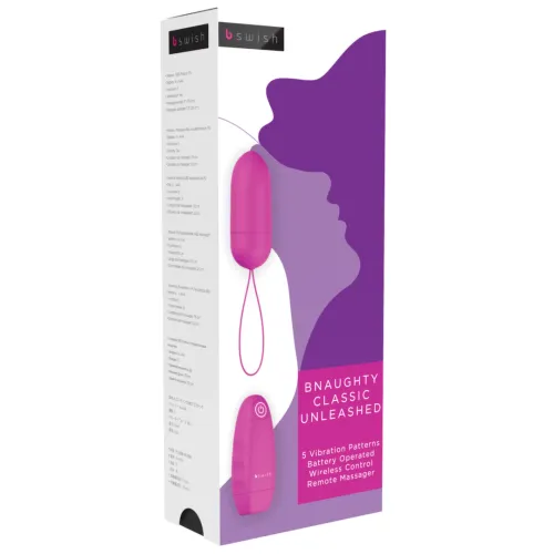 b swish bnaughty classic unleashed cerise - system intymny z pilotem, na Arena.pl