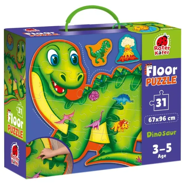 Puzzle podłogowe 31 elementów. Dinozaury zdjęcie 1