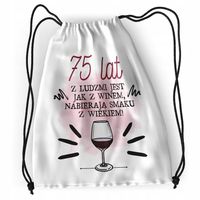 Plecak Urodziny 75 75Te Sportowy Szkolny Worek Z Nadrukiem Ze Zdjęciem