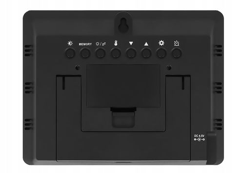 Stacja Pogodowa Pogody Higrometr Bezprzewodowa Termometr Czujnik Zegar Data na Arena.pl