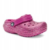 Klapki dziecięce Crocs Classic Lined Glitter Clog 23-24 EU