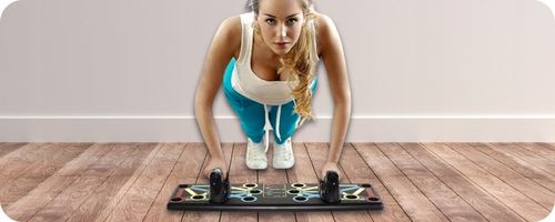 DESKA DO ROBIENIA POMPEK ĆWICZEŃ PUSH POMPKI TRENING + UCHWYTY 14w1 na Arena.pl