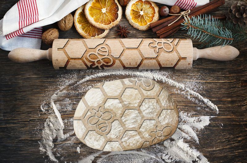 Honeycomb wałek do ciasta Art-Dog zdjęcie 4