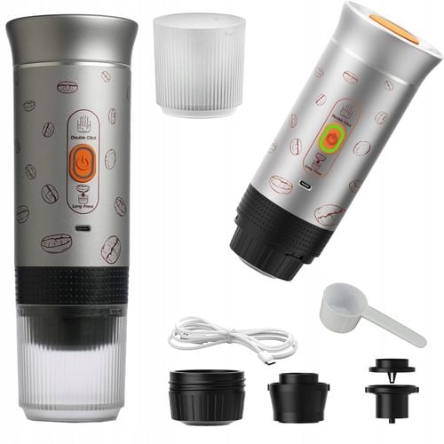 PODRÓŻNY ekspres do kawy mielonej+ na kapsułki CIŚNIENIOWY 20 Bar AEROGOGO na Arena.pl