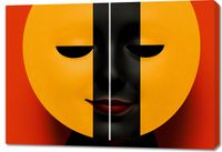 Obraz 100x70cm Dwie Twarze Rzeczywistości