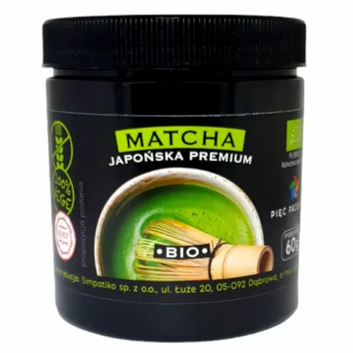 Matcha Japońska Premium BIO Pięć Przemian, 60 g na Arena.pl