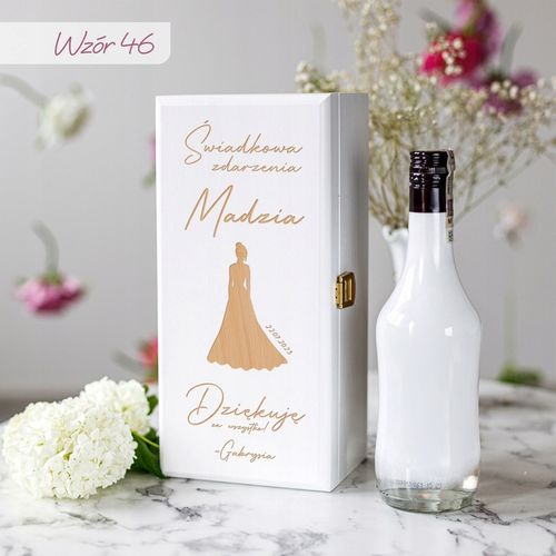 PODZIĘKOWANIE DLA ŚWIADKOWEJ SKRZYNKA NA ALKOHOL PREZENT DLA ŚWIADKOWEJ na Arena.pl